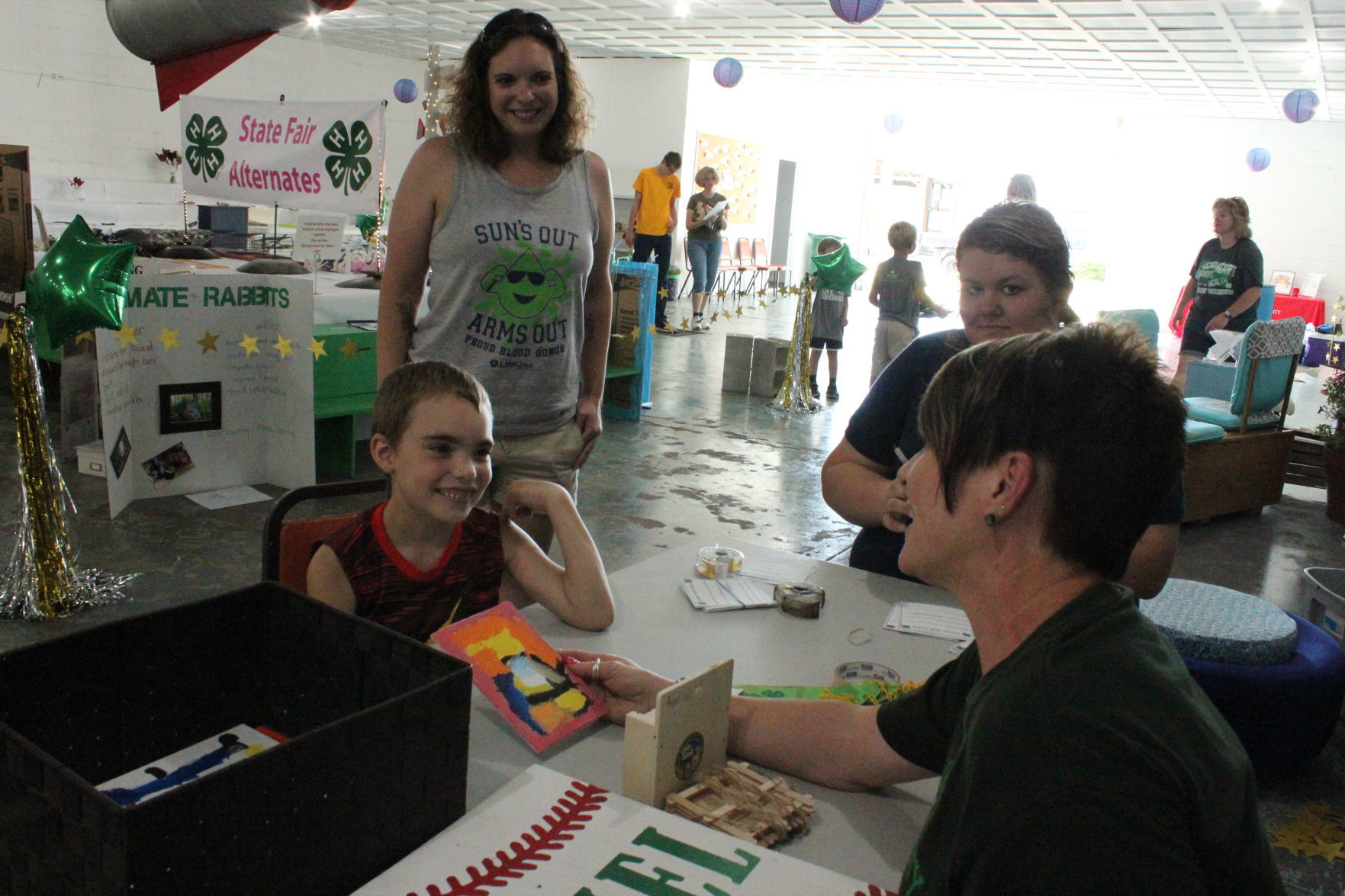 Clover Kids Judging at the Winnebago County Fair